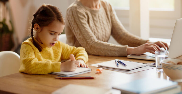 home schooling on a budget banner