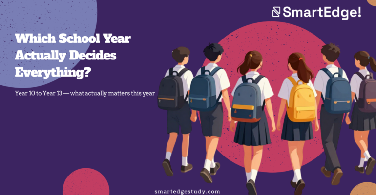 New school year study tips for Year 10 to Year 13 students walking to school