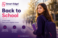 Student walking to school with backpack — Back to School with SmartEdge