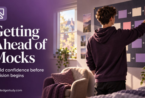 Getting Ahead of Mocks blog banner — build confidence before revision begins