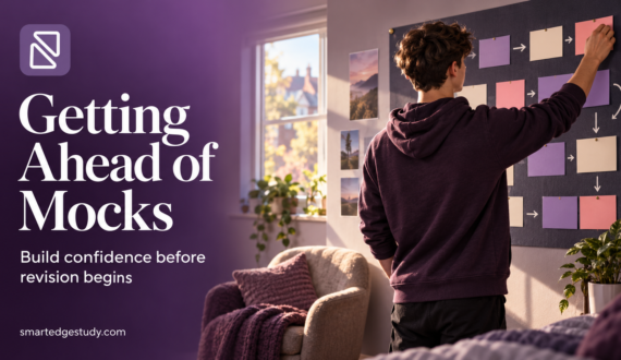 Getting Ahead of Mocks blog banner — build confidence before revision begins
