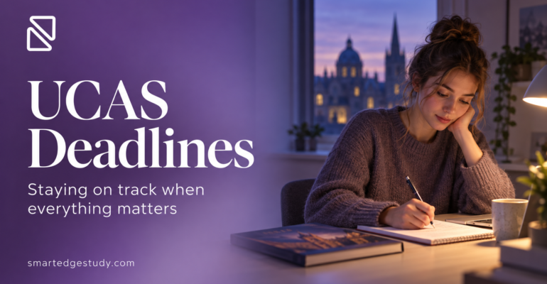 UCAS Deadlines blog banner — staying on track when everything matters